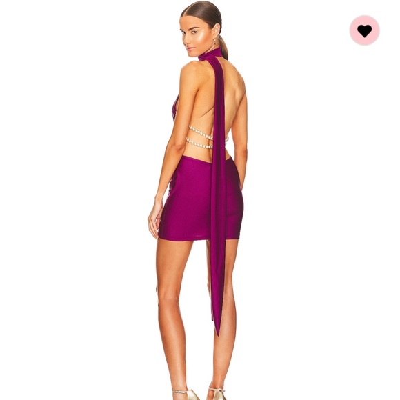 REVOLVE KARA DIAMANTE TRIM MINI DRESS - Picture 2 of 4